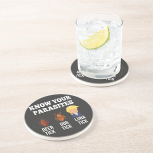 Know Your Parasites Anti-Trump Coaster