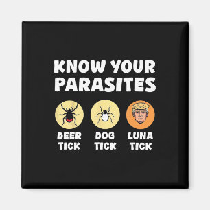 Know Your Parasites Anti-trump Fun Meme Resist Pro Magnet