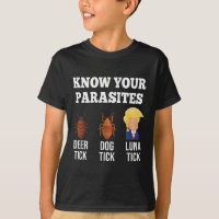 Know Your Parasites Anti-trump Funny Tick Resist 
