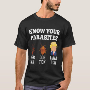 Know Your Parasites Anti-trump Funny Tick Resist T-Shirt