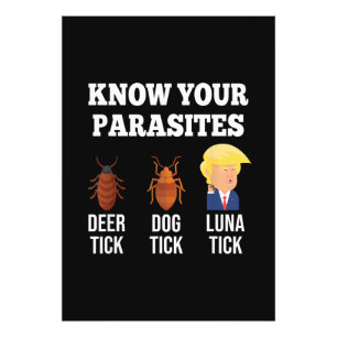 Know Your Parasites Anti-Trump Photo Print