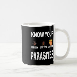 Know Your Parasites Anti-trump Resist Funny Gift Coffee Mug