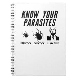 Know Your Parasites - Anti Trump T-shirt - Unisex Notebook