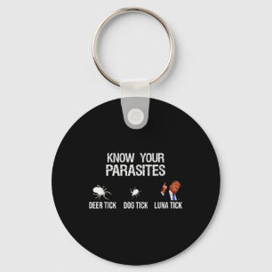 Know Your Parasites - Deer Tick, Dog Tick, Luna Ti Key Ring