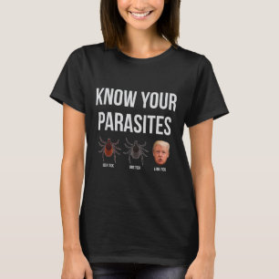 Know Your Parasites Dump President Trump Parasite T-Shirt