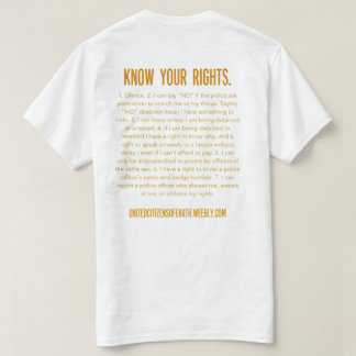 Know Your Rights T-Shirt