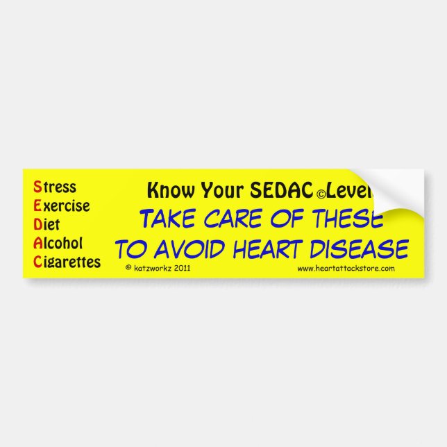 Know your SEDAC levels Bumper Sticker (Front)