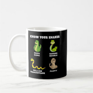 Know Your Snakes Funny Names Danger Noodle Nope Ro Coffee Mug