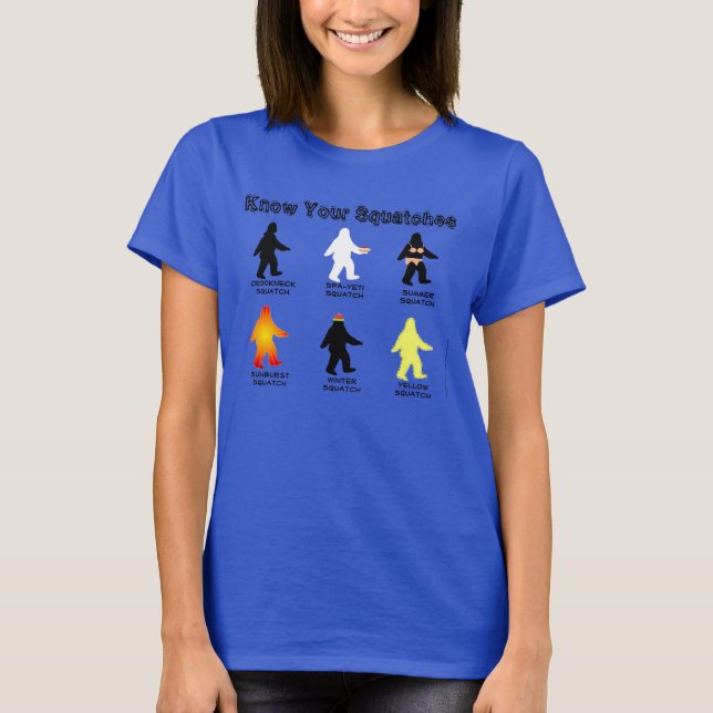 Know Your Squatches T-Shirt (Front)