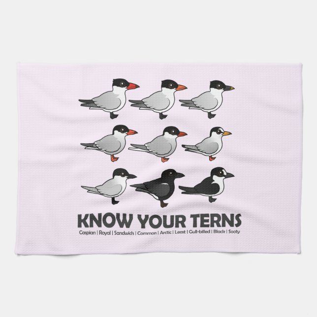 Know Your Terns Tea Towel (Horizontal)