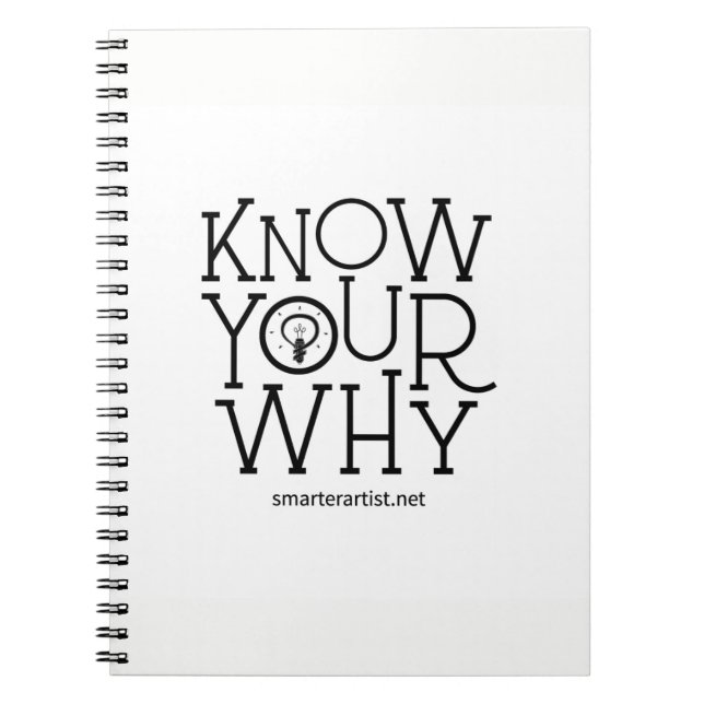 Know Your Why Smarter Artist Notebook (Front)