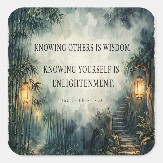 Knowing Others Knowing Yourself Sticker (Front)