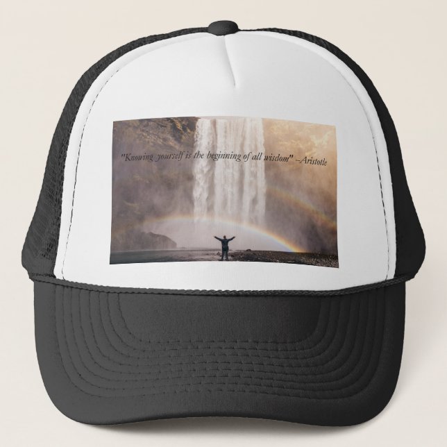 Knowing Yourself Quote - Cap (Front)