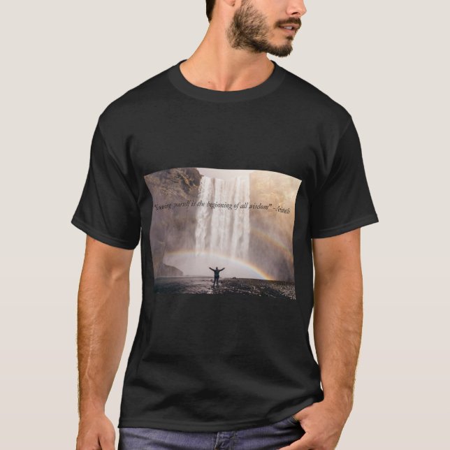 Knowing Yourself Quote - Mens T-Shirt (Front)
