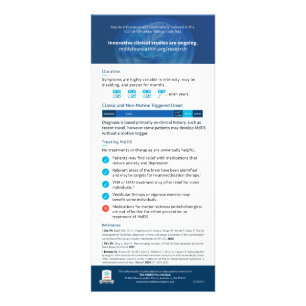 Knowledge Card, MdDS info for doctors Rack Card