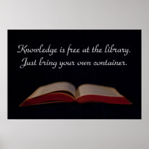 Knowledge is free at the library