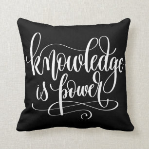Knowledge is Power Cushion