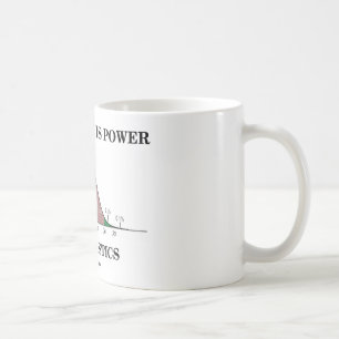 Knowledge Is Power Do Statistics (Stats Humour) Coffee Mug