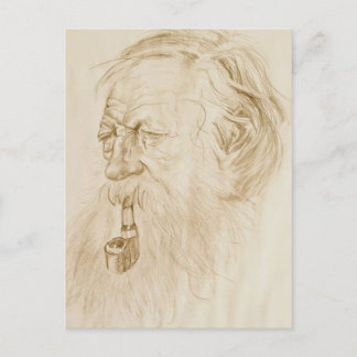 Knowledge is the Beginning of all Wisdom postcard