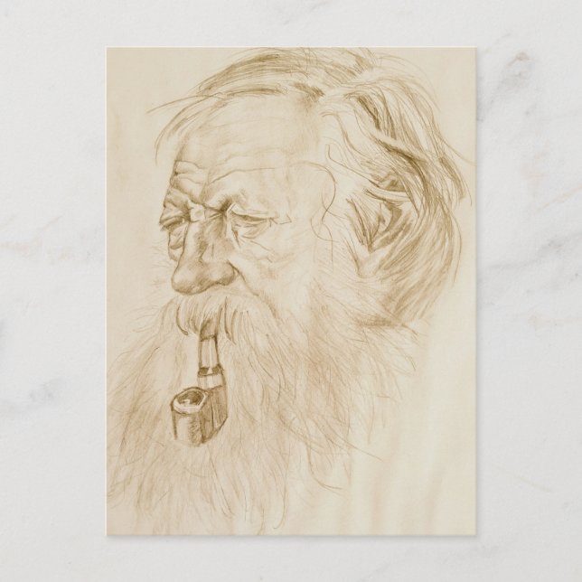 Knowledge is the Beginning of all Wisdom postcard (Front)