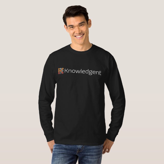Knowledgent Men's Long Sleeved T-Shirt (Front Full)
