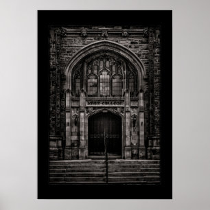 Knox College Entrance No 1 with Border Poster