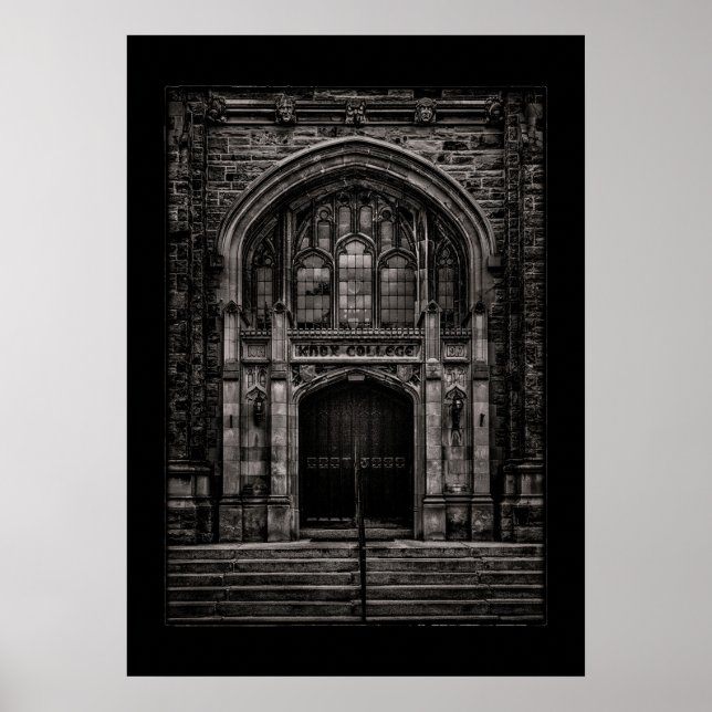 Knox College Entrance No 1 with Border Poster (Front)