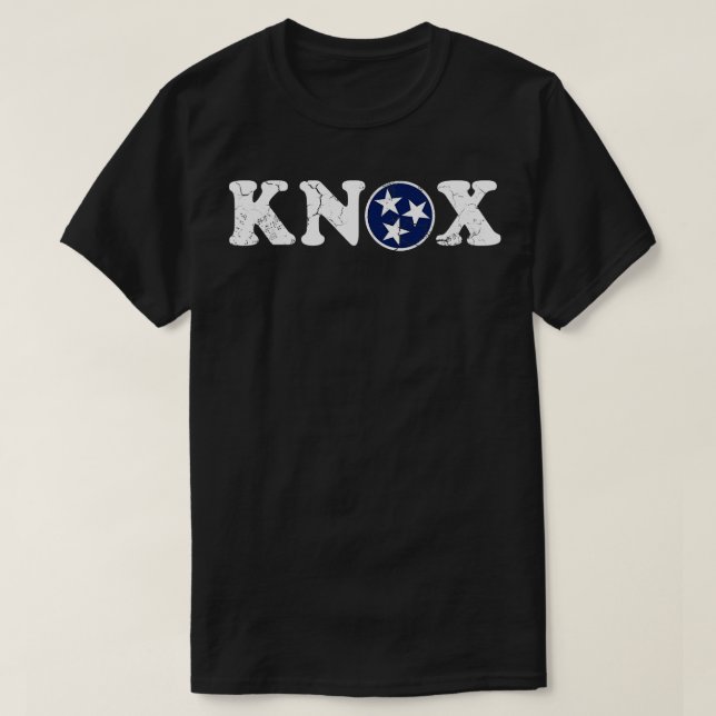 Knox Knoxville Flag Tennessee T-Shirt (Design Front)
