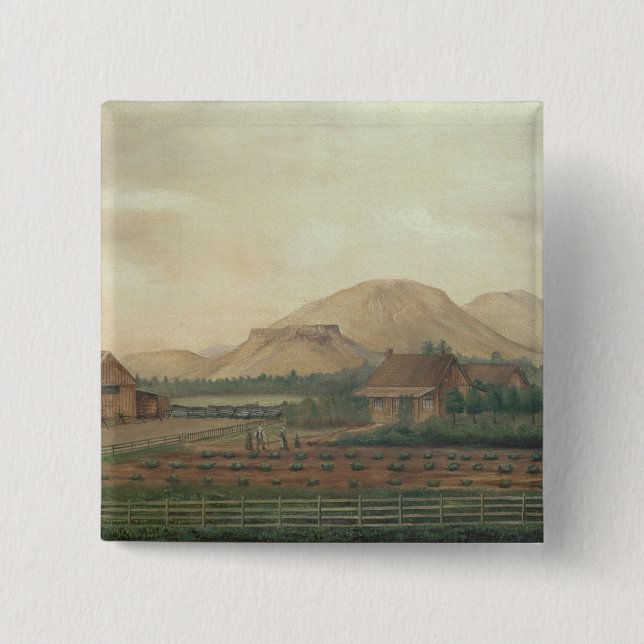 Knox Ranch, Idaho 15 Cm Square Badge (Front)