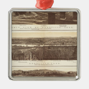 Knoxville, Chattanooga Metal Tree Decoration