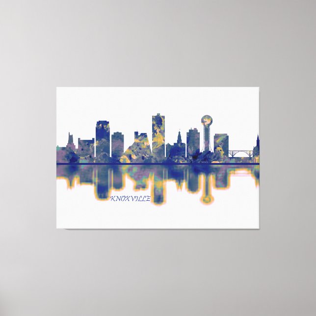 Knoxville Skyline Canvas Print (Front)