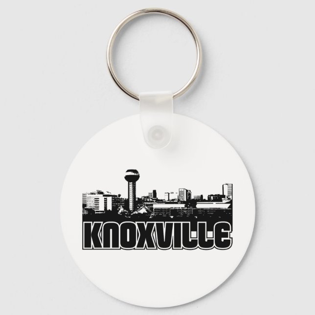Knoxville Skyline Key Ring (Front)
