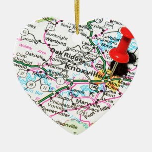 Knoxville, Tennessee Ceramic Tree Decoration