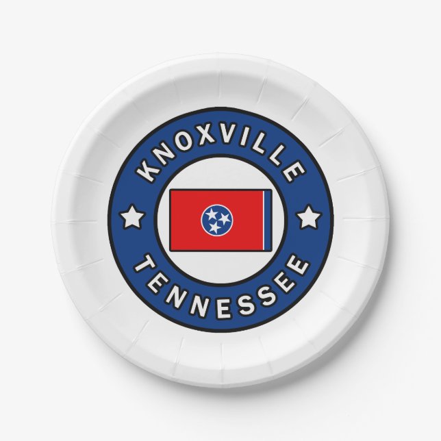 Knoxville Tennessee Paper Plate (Front)