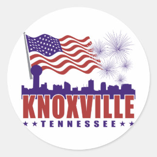 Knoxville Tennessee Patriotic Sticker