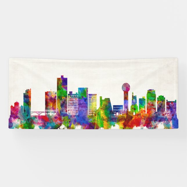 Knoxville Tennessee Skyline Banner (Horizontal)