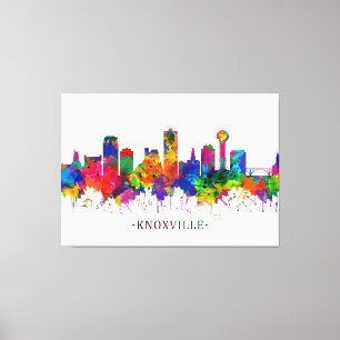Knoxville Tennessee Skyline Canvas Print