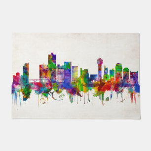 Knoxville Tennessee Skyline Doormat