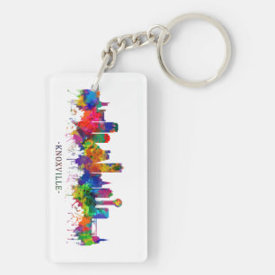 Knoxville Tennessee Skyline Key Ring