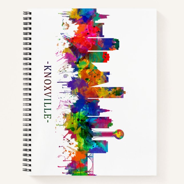 Knoxville Tennessee Skyline Notebook (Front)