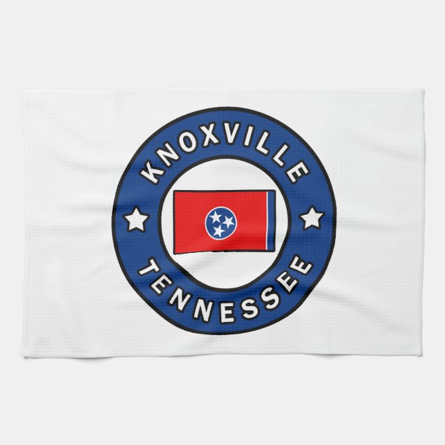 Knoxville Tennessee Tea Towel (Horizontal)