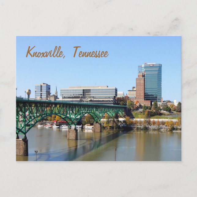 Knoxville, Tennessee, U.S.A. Postcard (Front)