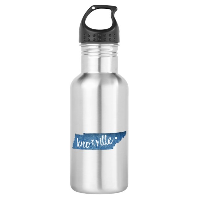 Knoxville, Tennessee Wood Grain 532 Ml Water Bottle (Front)