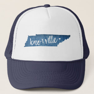 Knoxville, Tennessee Wood Grain Trucker Hat