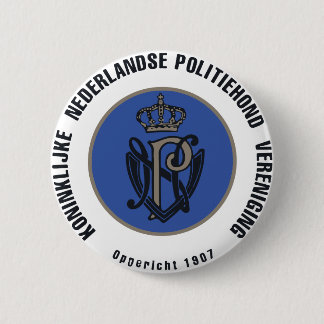 KNPV 6 CM ROUND BADGE
