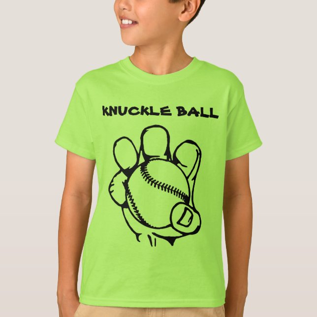 Knuckle Ball Baseball Tee (Front)