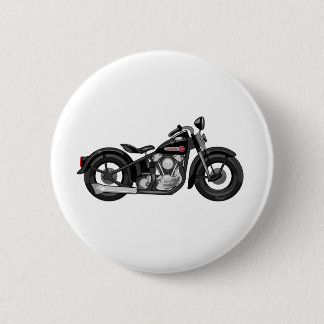 Knucklehead Motorcycle 6 Cm Round Badge