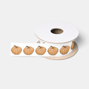 Knucklehead pumpkin satin ribbon