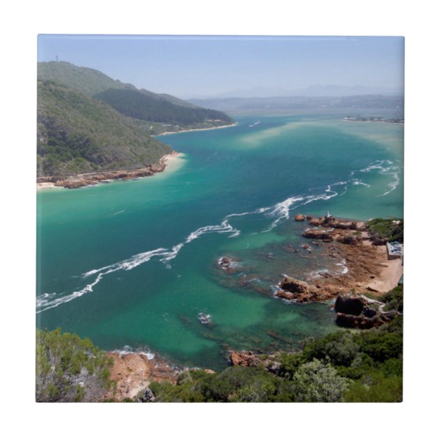 Knysna Lagoon, Garden Route, Western Cape Tile (Front)