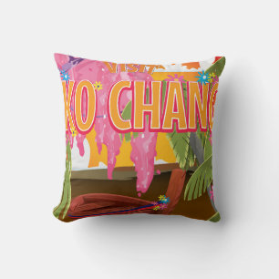 Ko Chang Thailand travel poster Cushion